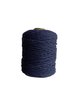 Katoenkoord donkerblauw 2mm p/50mtr op klosjes