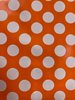 Draagtas oranje 25x4x36cm p/10st plastic stip