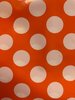 Draagtas oranje 38x4x44cm p/50st plastic stip  