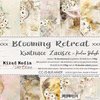 Paper pad 20.3x20.3cm Blooming Retreat p/18vel