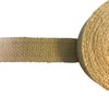 Ruwe jute creme 25mm p/m 