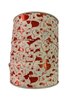 Krullint hartjes 13mm p/5mtr wit/rood luxe
