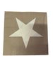Servetten ster zand/wit 33x33cm p/20st