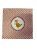 Servetten bloem vogeltje roze 33x33cm p/20vel