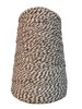Katoenkoord bruin/wit 2mm p/500mtr twist groot