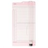 Papiersnijder lichtroze met rilfunctie 15x30.5cm p/st