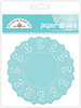 Doilies zeeblauw 11.4cm p/5st