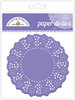 Doilies paars 11.4cm p/5st