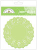 Doilies groen mini 7.4cm p/5st