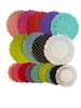 Doilies Totaalset 8 kleuren 5stx2afm p/80st diverse kleuren