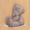 Me to you beertje met hand voor mond 6.2x6.2cm p/st