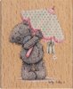 Me to you beertje met paraplu 7.5x6.3cm p/st