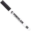 Porcelein marker zwart 2mm p/st
