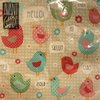 Servetten vogels hello 33x33cm p/20st