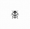 Stamp lieveheerstbeestje 20x21mm p/st rubber unmounted