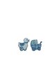 Applicatie blauw p/2st Luxe wandelwagen