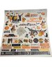 Stickers Simple Vintage Halloween 30.5x30.5cm p/vel