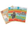 Paper pad 15x15cm + Stans prettige feestdagen p/set