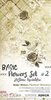 Basic FLower Set2 Beige-Brown 15x30.5cm p/18vel