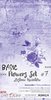 Basic FLower Set7 lavendel 15x30.5cm p/18vel