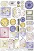 Cardboard die cuts Summer flowers A4 p/vel