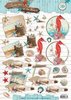 Knipvel nr.1344 A4 Summer at the Beach p/vel