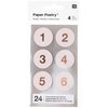 Stickers Adventcijfers 1-24 2.9cm lichtroze/roze p/set