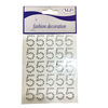 Stickers nr.5 cijfers 3mm p/25st diamant