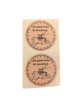 Stickers Zie ginds komt de stoomboot p/20st cm kraft
