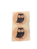 Stickers uil p/20st 3.5cm kraft