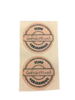 Stickers Gefeliciteerd fijne verjaardag p/100st 3.5cm kraft
