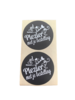Stickers veel plezier met je bestelling p/100st zwart 
