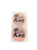 Stickers dikke kus p/500st kraft 35mm