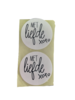 Stickers liefde xxx wit p/100st