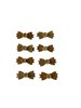 Stickers strik 4x2cm p/8st kurk met jute