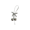 Belletjes zilver 1cm p/25st rondje 