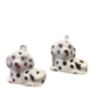 Belletjes dalmatier wit/zwart 2cm p/st 
