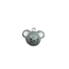 Belletjes grijs 2cm p/st muis 