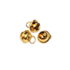 Belletjes goud 1.1cm p/10st rond