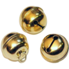 Belletjes goud 2.5cm p/5st rond