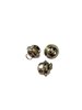 Belletjes zilver 1.3cm p/10st rond