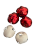 Belletjes rood/wit 2.0cm p/14st koker
