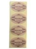 Stickers handmade in wieber 23x35mm p/16st kraft