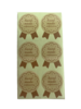Stickers Handmade medaille incl wimpels 3.5cm p/15st