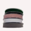 Lint ivoorwit dubbel velvet 15mm p/mtr