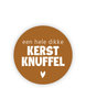 Sticker Hele dikke kerstknuffel 35mm p/20st 