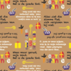 Zakken Sinterklaas versjes 12x19cm p/25st kraft