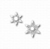 Stans kerststerren open 21x24mm 27x31mm p/st
