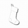 Stans kerst stocking 25x52,5mm p/st