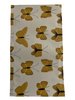 Zakken geel vlinder 12x19cm p/25st vintage